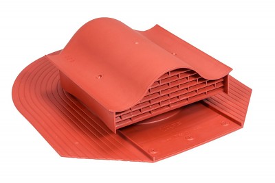KTV ventilační prvek pro asfaltové pásy, červená RAL 3009