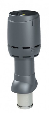 Odvětrávací potrubí FLOW izolované 125P/IS/500, šedá RAL 7015