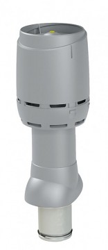 Odvětrávací potrubí FLOW izolované 125P/IS/500, světle šedá RAL 7040